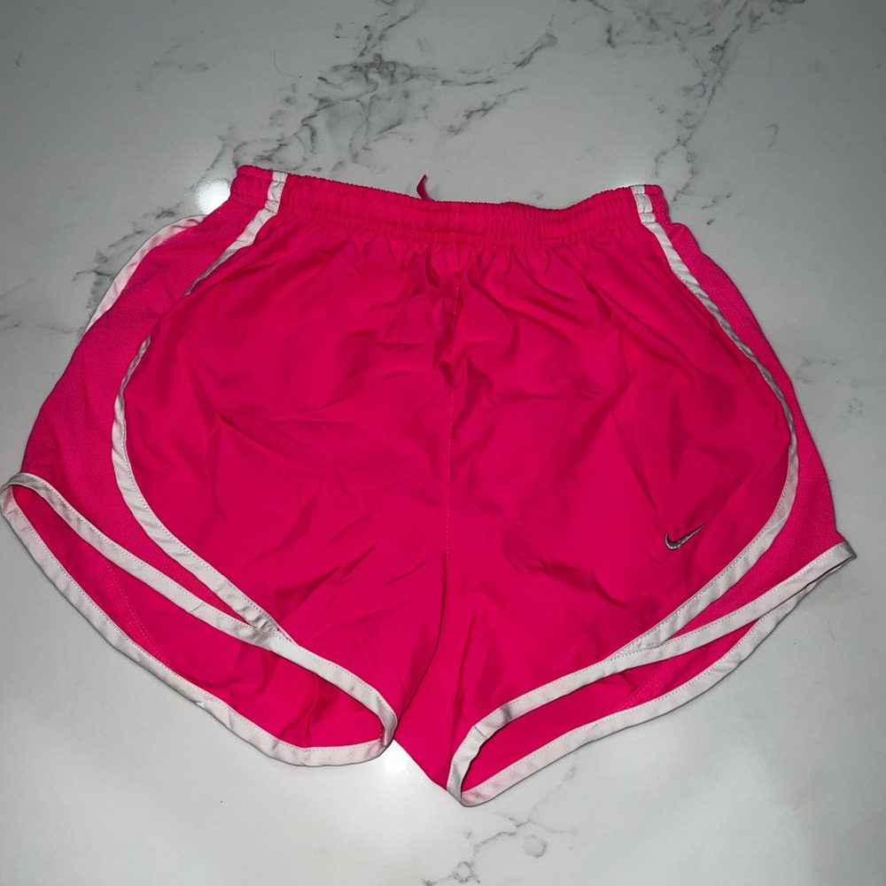 Pink Nike shorts